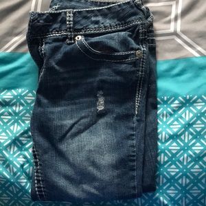 Amethyst Denim Capris